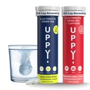Jet Lag Relief Kit: Travel Essential Bundle: 20 tablets, Lemon-Lime + Caffeine-Grapefruit for Travel, Sports, Party (Pack of 2 x 10) 2