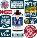 WINDSOR BOTANICALS Menopause Supplements and Bloat Relief Probiotic - Female Helath Bundle 5
