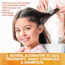 Lice Comb - (Pack of 2) Stainless Steel Professional Lice Combs and Head Lice Treatment to Effectively Get Rid of Hair Lice and Nits, Best Results for Infection and Re-infection in Kids & Adults 5