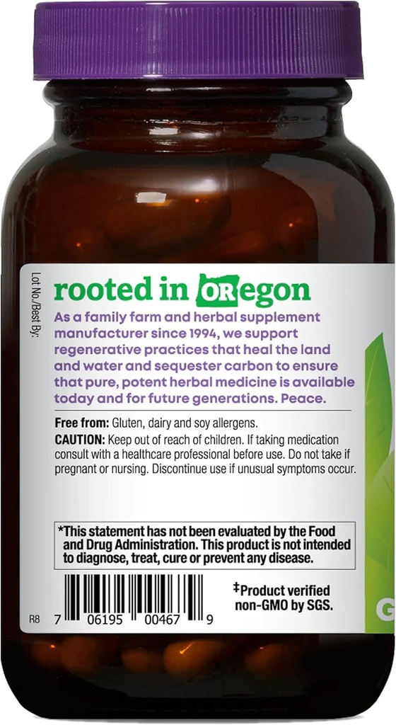 Oregon's Wild Harvest Non-GMO American Ginseng Capsules, 50 Count 4