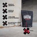 Xwerks Grow 100% New Zealand Grass Fed Whey Protein, 23g Pure Isolate Protein Powder Per Serving, All Natural Paleo and Keto Friendly, Soy Free Gluten Free Easy to Digest, Peanut Butter, 30 Servings 5