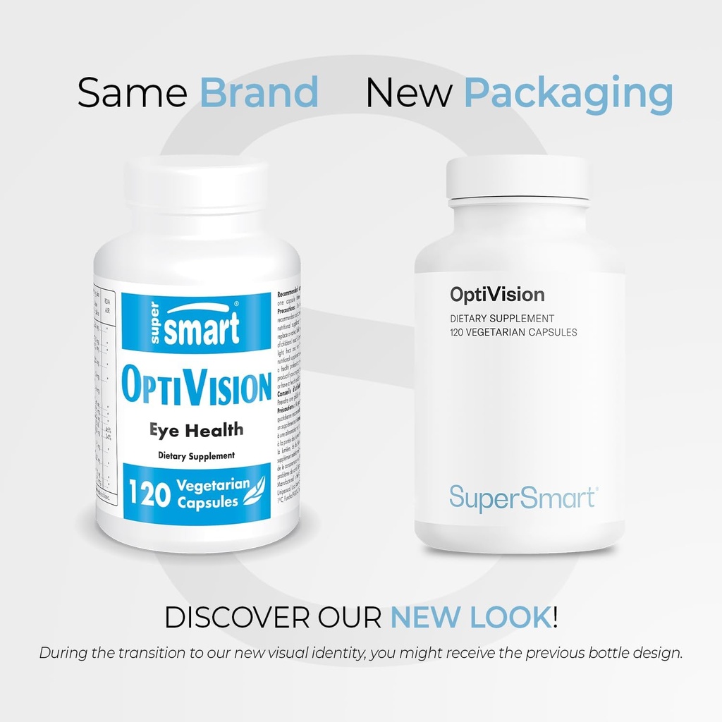 Supersmart - OptiVision (Advanced Formula) - with Bilberry Extract, Black Currant, Lutein, Zeaxanthin, Astaxanthin - Eyes Supplement | Non-GMO & Gluten Free - 120 Vegetarian Capsules 3