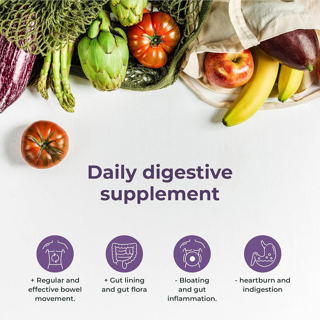 Gut Health Flavonoids Supplements - Gut Cleanse & Restore Good Digestion - Antioxidant Supplement with Berberine, Ginger, Quercetin - Gut Restore Formula to Balance and Support Digestion - 1 Bottle 4