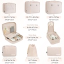 BAGAIL 8 Set Packing Cubes Luggage Packing Organizers for Travel Accessories-Cream 3