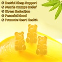 90 CT Magnesium Glycinate Gummies 1000mg - Sugar Free Magnesium Potassium Supplement with Vitamin D, B6, CoQ10 for Calm Mood & Sleep Support - 90 Orange Gummies. 5