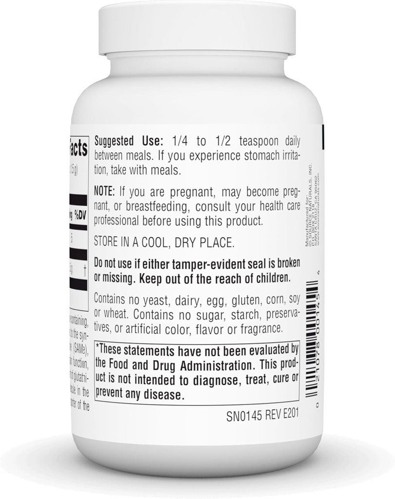Source Naturals L-Methionine Free-Form Powder - Amino Acid Supplement - 100 Grams 4
