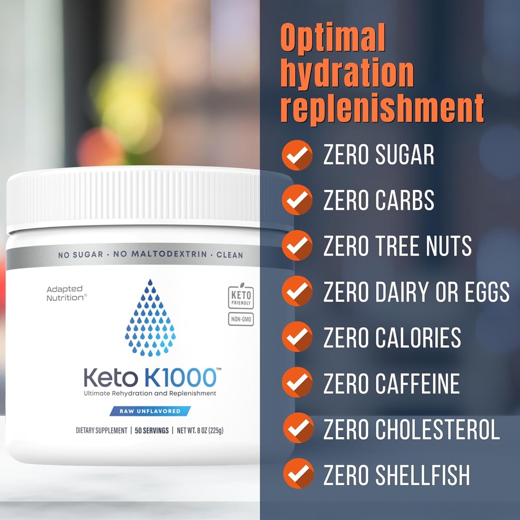 Hi-Lyte Keto K1000 Electrolyte Powder Unflavored + Keto S1000 Electrolyte Powder Packets 3