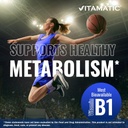 Vitamatic Benfotiamine 300 mg – Fat-Soluble Vitamin B1 – 90 Vegetarian Capsules per Bottle – 2 Bottles (Total 180 Capsules) 5