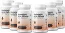 Pure Hyaluronic Acid Supplement 250mg with Vitamin C 50mg, 120 Vegan Capsules - Skin Hydration for Natural Glow, Hair, Nails, Bone & Joint Health Formula 2