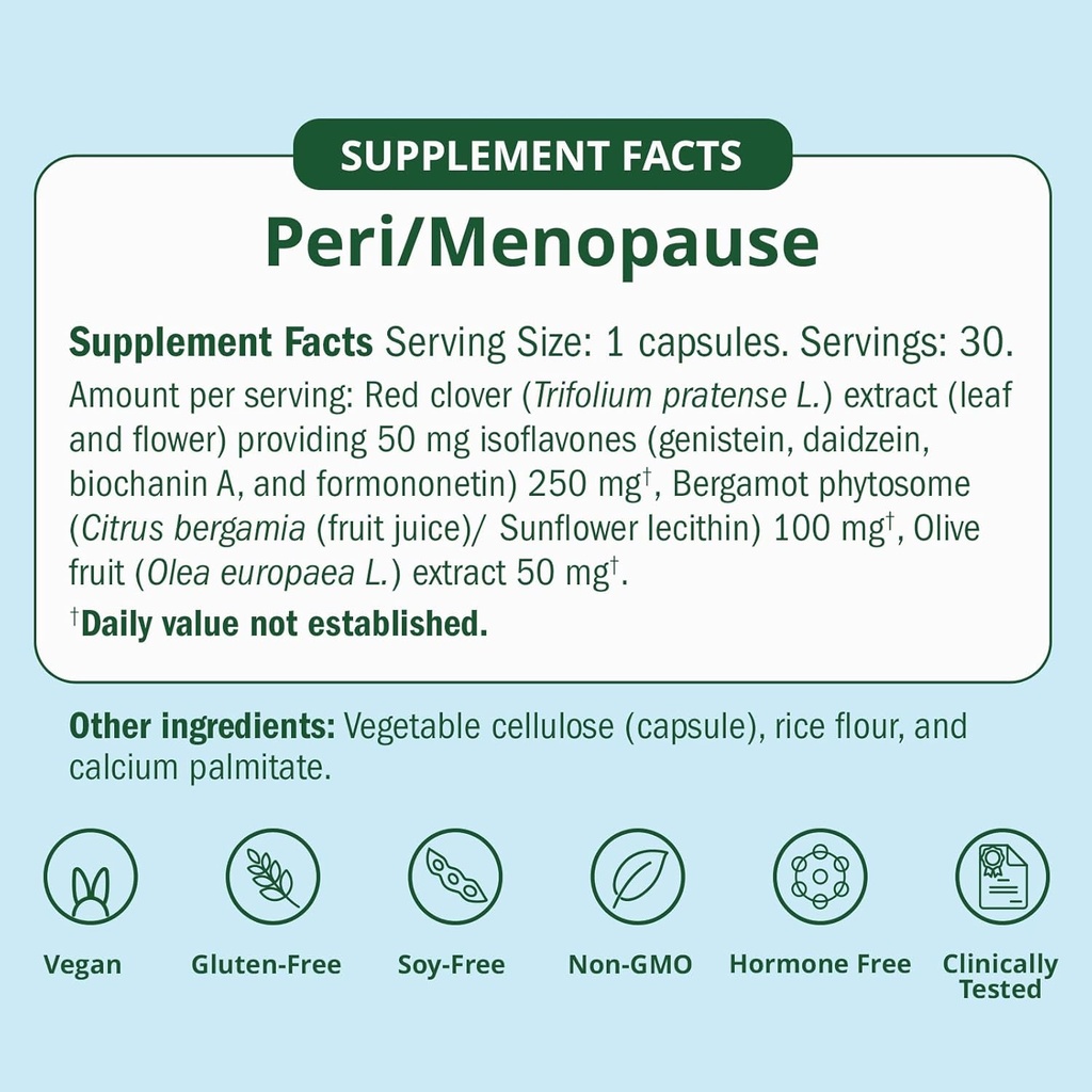 Peri/Menopause + Bladder Support Bundle - Ease Hot Flashes & Night Sweats, Powerful Bladder Support, Stabilize Mood & Thicken Hair. Science-Backed | 1 Month Supply 6