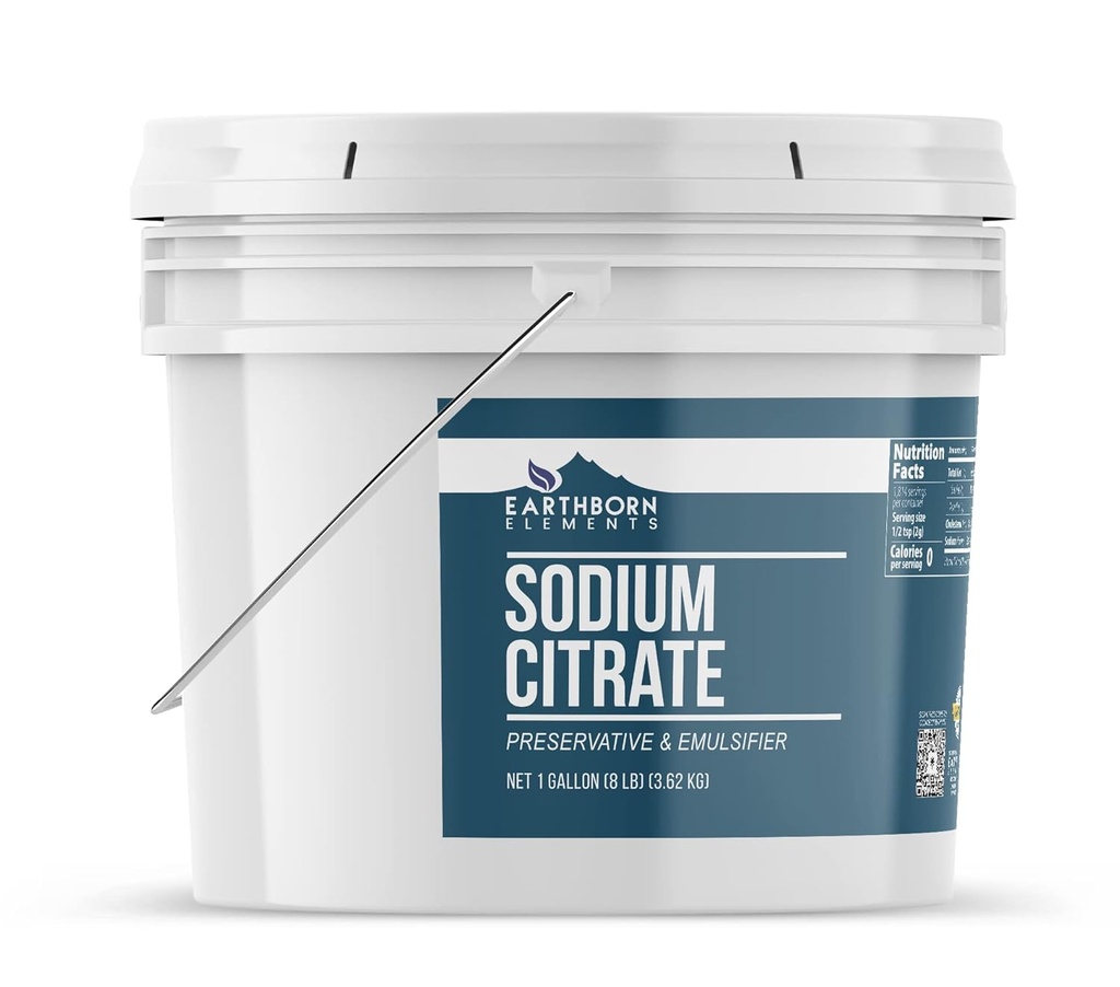 Earthborn Elements Sodium Citrate (1 Gallon), Preservative, Emulsifier 3