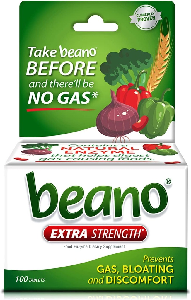Beano Ultra 800, Gas Prevention and Digestive Enzyme Supplement, 100 Count & Gas-X Maximum Strength Gas Relief Softgels with Simethicone 250 mg for Bloating Relief - 50 Count 3