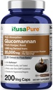 NusaPure Glucomannan 20,000 mg per Serving 200 VCaps (20:1 Extract, BioPerine Non-GMO, Vegan) Konjac Root 2