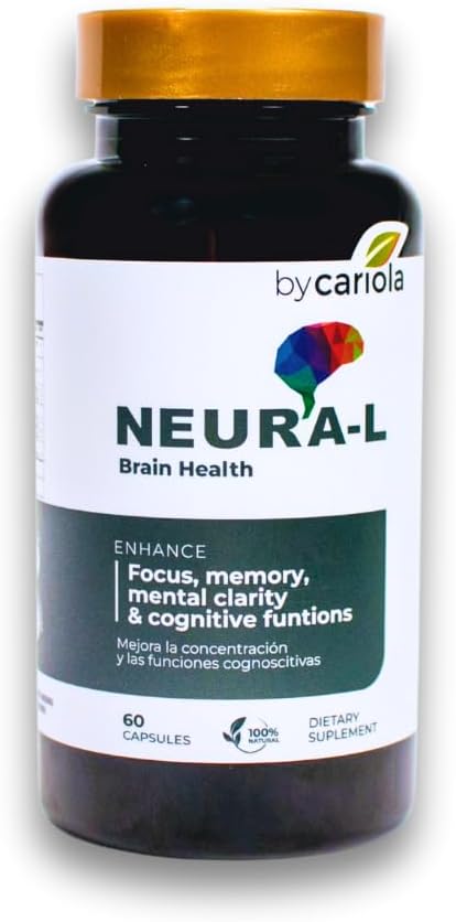 Neural-L Natural Brain Support Supplement 60 Caps - Mental Support – Memory Booster - Concentration - Natural Formula - Ashwagandha - L-Tyrosine - L-Theanine 2