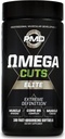 PMD Sports Omega Cuts Elite -Fat Loss-Muscle Defining Formula - Omega Fatty Acids, MCT's and CLA for Muscle Definition and Maintenance - Keto Friendly For Women and Men - Stimulant Free (180 Softgels) 2