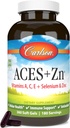 Carlson - ACES + Zn, Vitamins A, C, E + Selenium & Zinc, Multivitamin with Zinc, Cellular Health & Immune Support, Selenium Multivitamin, Antioxidant, 360 Softgels 2