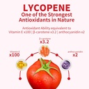 Lycopene Supplement 100mg, Natural Tomato Extract with Reishi Mushroom 200mg, Mushroom Capsule for Immune Health, Gluten-Free, Non-GMO, Vegan, 60 Rapid Release Capsules 5