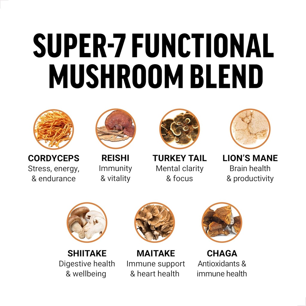 Force Factor Modern Mushrooms Soft Chews, Mushroom Supplement with Lions Mane, Turkey Tail, & Cordyceps to Support Energy, Immunity, & Digestion, Cinnamon Roll, 180 Soft Chews, 3-Pack 6