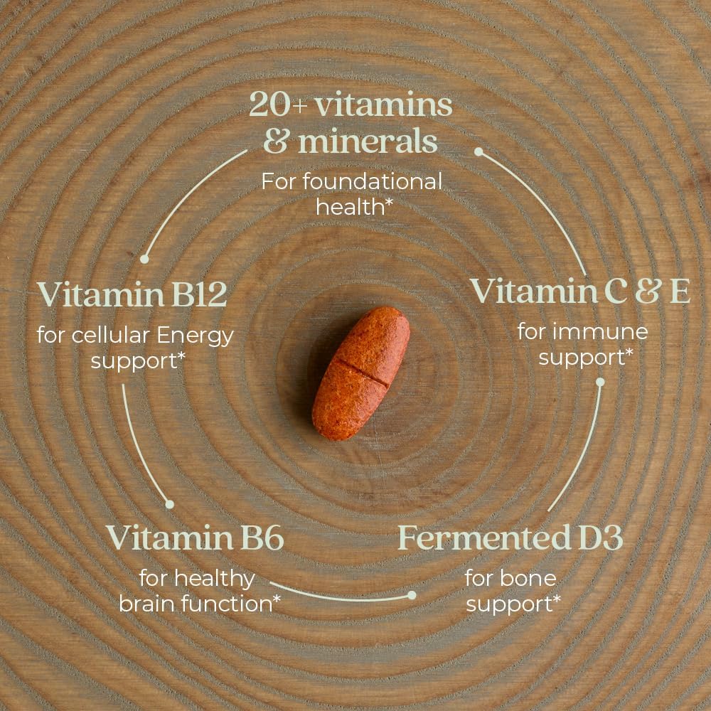 New Chapter Women's Multivitamin 50 Plus for Cellular Energy, Heart & Immune Support with 20+ Nutrients + Astaxanthin - Every Woman's One Daily 55+, Gentle on The Stomach, 96 Count 4