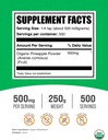 BulkSupplements.com Organic Pineapple Powder - Pineapple Fruit Powder, for Flavoring & Smoothies - Unsweetened & Gluten Free, 500mg per Serving, 250g (8.8 oz) (Pack of 1) 3