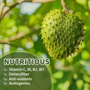 Soursop Graviola Liquid Drops 2000mg, Organic Soursop Extract - 98% Absorption Soursop Bitters Liquid for Cell Support & Regeneration and Immune Boost, Sugar/Gluten Free, Natural Flavor, 2 Fl Oz 5