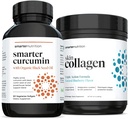 SMARTERNUTRITION Curcumin - Potency and Absorption + Smarter Skin Collagen - Triple Action Formula for Vibrant, Healthy Skin 2