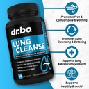 Lung Cleanse & Activated Charcoal Capsules - Respiratory Supplements & Organic Coconut Charcoal Pills for Stomach Gas and Bloating Support - Herbal Detox for Lungs, Bronchial Health & Gut 3