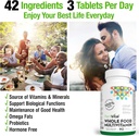 Plantvital Whole Food Multivitamin - Multivitamins with 42 Superfoods Raw Veggies and Fruits Vitamins Earth Energy Fruits and Veggies Supplement Pure Fruit and Vegetable Supplements - 90 Tablets 3