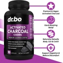 Lung Cleanse & Activated Charcoal Capsules - Respiratory Supplements & Organic Coconut Charcoal Pills for Stomach Gas and Bloating Support - Herbal Detox for Lungs, Bronchial Health & Gut 4