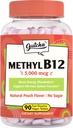 Gutcha Vitamin B12 5000 mcg, Bioactive Methylcobalamin, for Nerve, Heart, Brain Health & Energy Production, Non GMO, No Sugar, No Gluten, Natural Peach Flavor, 90 Vegan & Fast Dissolve Tablets 2