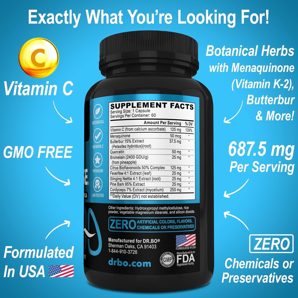 Lung Cleanse & Activated Charcoal Capsules - Respiratory Supplements & Organic Coconut Charcoal Pills for Stomach Gas and Bloating Support - Herbal Detox for Lungs, Bronchial Health & Gut 6