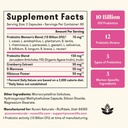 3-in-1 Womens Probiotic - 60 Servings - 12 Unique Strains, Prebiotics, D-Mannose, & Cranberry for Digestive Health, Vaginal Health & Immune Support - Prebiotics and Probiotics for Women | pH Balance 3