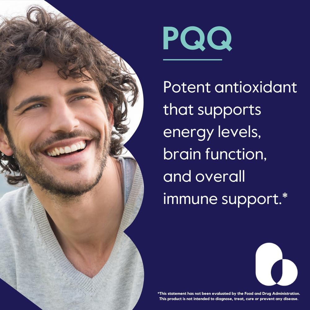BESTVITE PQQ 40mg (Pyrroloquinoline Quinone) (120 Vegetarian Capsules) (60 x 2) - No Stearates - Vegan - Non GMO - Gluten Free 3
