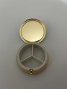 AmyZone Metal Pill Organizer Travel Friendly Portable Compact Pill Box Cute Pill Case to Hold Vitamins/Tylenol/Fish Oil/Supplements/Meds/Tablet for Purse/Pocket(Mommy Fuel-Round) 6