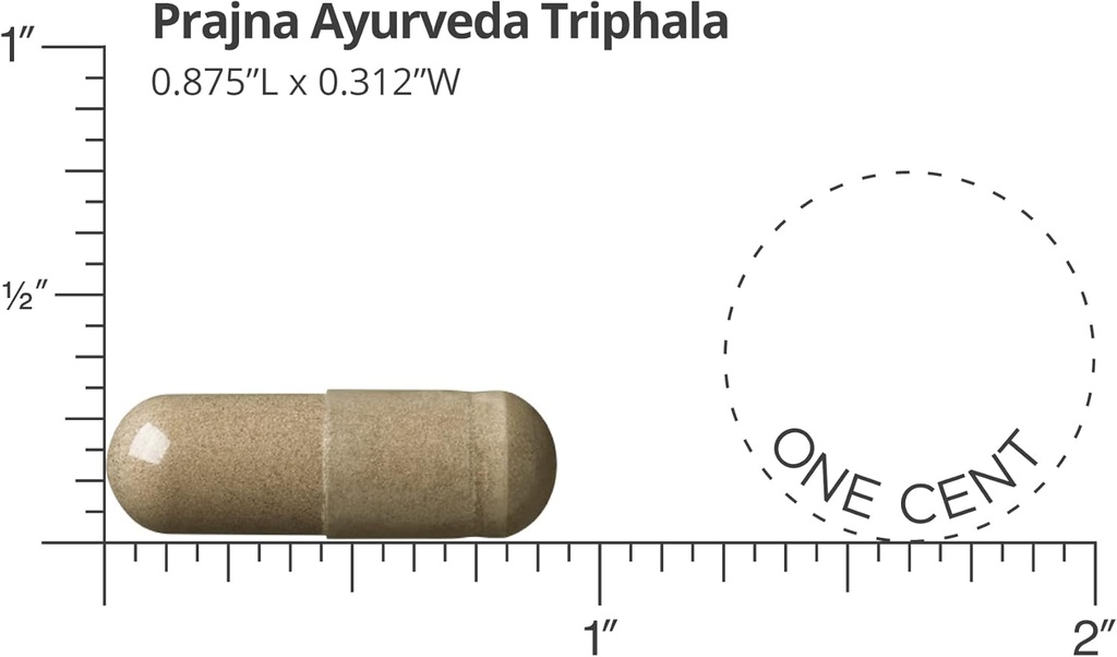 Dr. Chaudhary’s Prajna Ayurveda Triphala with Amla, Haritaki & Bibhitaki is a Rejuvenating Formula that is Traditionally used for Proper Digestion & Elimination, Vegan, Gluten-Free, Soy-Free, Organic 4