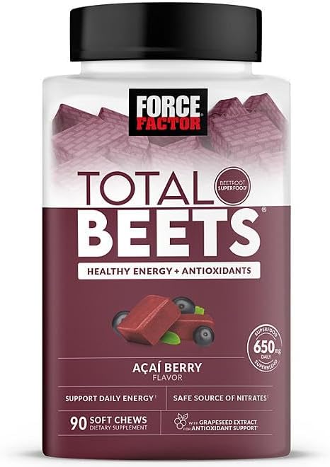 Total Beets, Beet Root Superfood Soft Chews, Acai Berry (90 ct.) 2