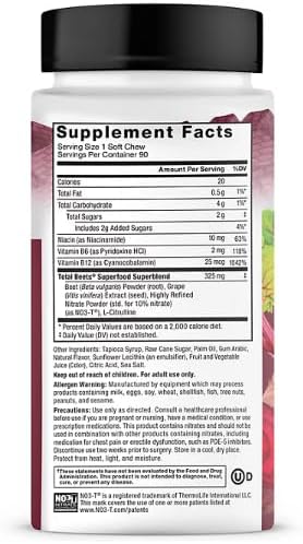 Total Beets, Beet Root Superfood Soft Chews, Acai Berry (90 ct.) 3