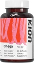 Kion Omega - Omega 3 Tučné kyselé doplňky - DHA doplňky - Mini Fish Oil Softgels - Omega 3 DHA EPA Rybí olejové pilulky - Rybí olej 1000 mg - 30 Servings