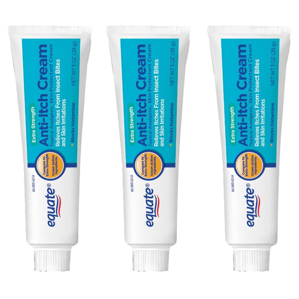 Ekstra stiprumo anti- Itch ir odos apsauginis kremas, 1 Ounce (3 pakuotėje)