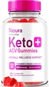 NutraRize Noura Keto+ACV Gummies, Phụ tá chính thức Keto, Tất cả tự nhiên, Apple Cider Vinegar Reviews (60 Gummies)