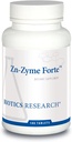 Biotics Research Zn-Zyme Forte 25 mg sink, immunsystemstøtte, optimal cellefunksjon, tablettbasert med tilsatt antioksidanter. 100 tabletter