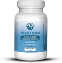 Relieve + תיקון Quercetin 1000mg, אבקת מיץ Pomegranate, OPC Antioxidants תוסף - טהור Quercetin Dihydrate - טופס מועדף עבור זמינות ביולוגית (90 Tabs)