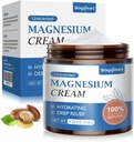 Magnesium Cream for Sleep - Magnesium Naturala Pain & Leg Cramps for, Muscle Relaxation, Calm - Nighttime Body Butter for Deep Hydration - Safe for Kids (zentratua)