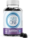 Sambucus Elderberry Gummies täiskasvanutele C-vitamiini ja tsink-immuunsüsteemi tugilisandiga - Vegan, želatiinivaba, Gluteenivaba, GMO-vaba maitsega marjamaitseline, Black Elderberry Immune Gummy vitamiinid