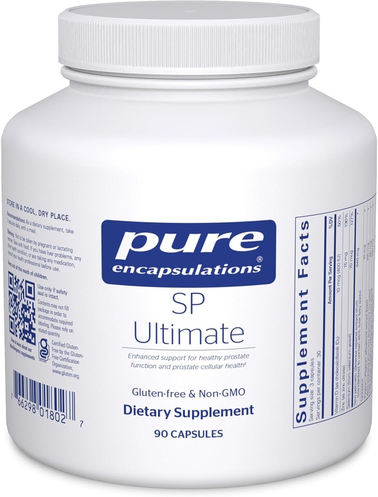Pure Encapsulations SP Ultimate - Sağlam Prostate funksiyası və Prostate Cellular Health üçün dəstək