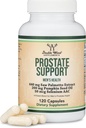ProState Support Addition for Men 's Health (120 Capsules) One Serving per parą 30 dienų Palaiko Prostate function and Šlapimo Control (Saw Palmetto, Moliūgų sėklų aliejus, Selenium) by Double Wood
