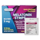 10 Oral Sleep Strips | Quick-Dissolving 3mg Melatonin Strip | Works Faster Than Gummies | Relaxation Napping Supplements | The Ultimate Sleeping Aid for Better Rest and Eye Health