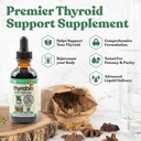 Thyrobin - Advanced Thyroid Support Supplement - Liquid Delivery for Better Absorpation - Ιώδιο, Stinging Nettle, Kelp, Astragalus, Ashwagandha & More!