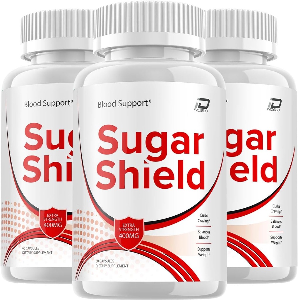 Sugar Shield Dopolnilo, Sugar Shield tablete, Sugar Shield Extra Strength Formula, Sugar Shield Napredno Formula kapsule, Sugar Shield naravne tablete (3 Pack - 180 kapsul)