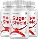 Sugar Shield Supplement, Sugar Shield Pills, Sugar Shield Extra Strength Formula, Sugar Shield Advanced Formula Capsules, Sugar Shield Natural Pills (3 Pack - 180 Capsules)
